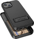BELTRON Case Holster Combo for iPhone 15, Slim Protective Full Body Grip Case & Swivel Belt Clip with Kickstand