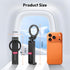 ULANZI MA88 17-12 360 Magnetic Airplane Phone Holder for MagSafe iPhone Series, Strongest Magnet Handsfree Phone Tripod