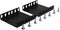 LiyaTech 3.1 inch Rackmount Recessed Adapter for 2U Rack, Black