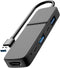 Eanetf USB to HDMI Adapter, Dual USB C USB A 3.0 Hub: 5