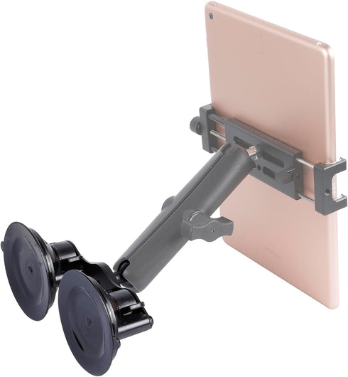 Dual Suction Cup Base with 1" Ball, Heavy Duty 2 Suction Car Mount Base Compatible with RAM Mounts and Other B Size