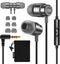 UliX Rider Wired Earbuds - In-Ear Headphones with Microphone, 5 Years Warranty, Anti-Tangle Cable, Ear Buds for iPhone,