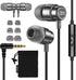 UliX Rider Wired Earbuds - In-Ear Headphones with Microphone, 5 Years Warranty, Anti-Tangle Cable, Ear Buds for iPhone,
