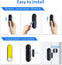 Door Alarm When Opened (2 Pack), 120dB Door and Window Open Sensor for Home Security, Kid Safety, Black