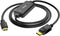 fairikabe HDMI to DisplayPort Cable 4K@60Hz, 4.9ft/1.5m Unidirectional HDMI Source to DP Monitor,