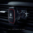 Car Phone Holder Mount, Magnetic Vent Mount, Easy Mounting and Release for Smartphones, Black and Red Line