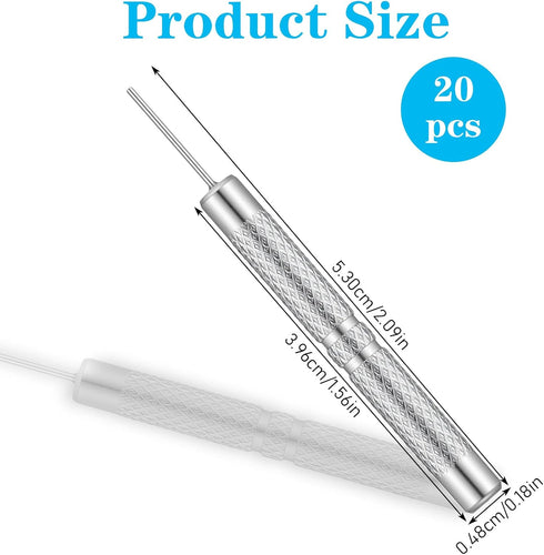 Gsbnjuy 20 Pcs SIM Card Removal Pin Phone Tray Opener Pin SIM Card Tray Removal Tool Smooth and Burr-Free for Most Cell