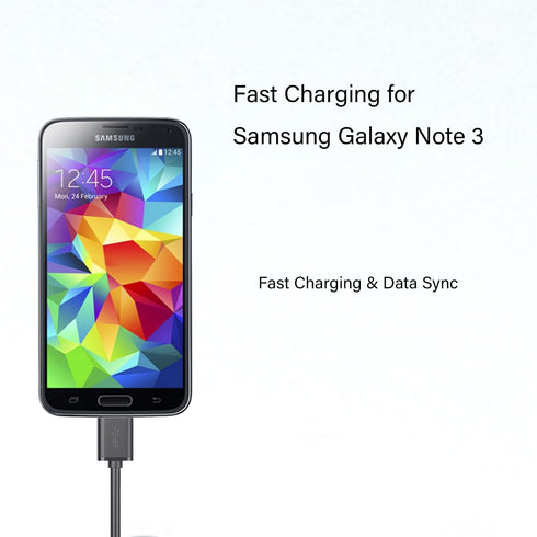 USB 3.0 Hard Drive Cable for Samsung Galaxy S5, Note 3, USB Hub Seagate FreeAgent, 3.3Ft Fast Charging Cord