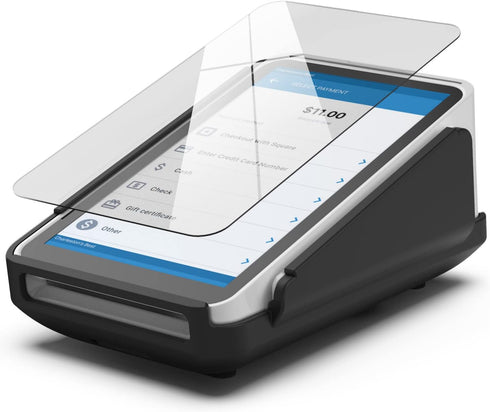 ENCASED Square Terminal Card Reader Case & Screen Protector - Rubberized Hard Shell, Non-Slip Base, Tempered Glass.