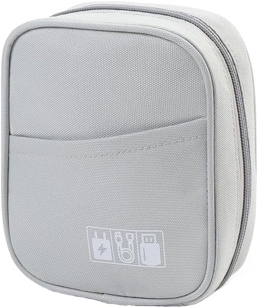 Storage Pouch for Small Electronics and Accessories - Tech Bag, Electronic Organizer Case Compatible with MacBook,