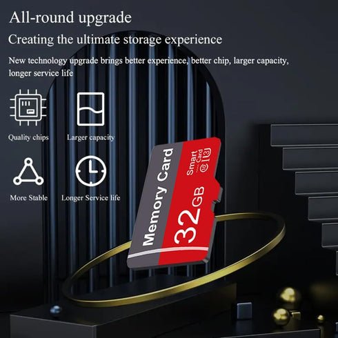 Yicunxin 2 Pack 32GB C10 A1 (32, Memory Card with Adapter, High Speed TF Card, UHS-I Memory TF Card for Tablet/Mobile