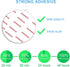 4 Pack 2.76"(70mm) Very High Bond Sticky Adhesive Replacement, Circle Double Sided Pads for Dashboard