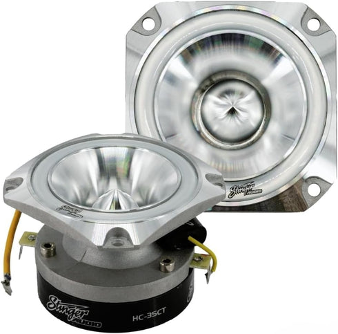 STINGER Audio 3.5" High Fidelity Compression Bullet Tweeters, 1 Pair