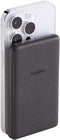 mophie Snap+ Juice Pack Mini - Black Wireless Portable Magnetic Charger with 5000 mAh Battery, Compatible with MagSafe