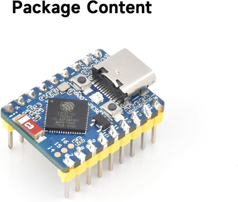 Waveshare ESP32-C3 Mini Development Board, Based on ESP32-C3FN4 Single-Core Processor, 160MHz Running Frequency, 2.4GHz