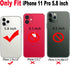 Qokey iPhone 11 Pro Case, 5.8 inch, Floral Cute Design with 360 Degree Rotating Ring Kickstand, Mauve Flower