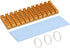 uxcell M.2 Aluminum Heatsink Kit – 70x22x6mm Slotted Design with Silicone Thermal Pads for 2280 SSD