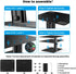 BoYata Monitor Stand, Adjustable Monitor Riser Metal Computer Stand Compatible with TV, PC, Laptop, Computer, iMac