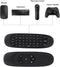 Smart Remote Replacement, Fly Air Mouse Multifunctional Remote with Mini Wireless Keyboard for KODI Android Box