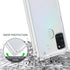 Samsung Galaxy A21s Case Crystal Clear Slim Hard Case Hybrid Shockproof Bumper with Tempered Glass Screen Protector
