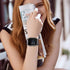 Stretch Elastics Nylon Adjustable Replacement Strap for SKG V7 Smart Watch/TOZO S2 44mm Watch/Boean ID207 Watch