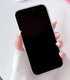 Qokey Cute 3D Love Heart Wave Frame Soft TPU Sparkle Bling Phone Case for iPhone 12 Pro 6.1" (Not fits iPhone 12)