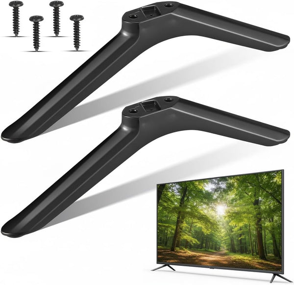 ifundom Universal TV Stand Legs with Screws Replacement TV Feet Tabletop Base Stand