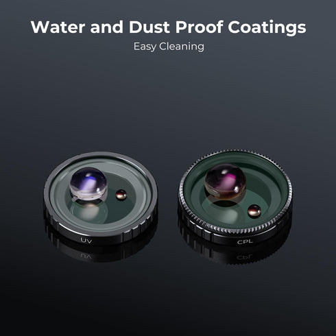 K&F Concept GO 3S UV CPL ND Filters Kit, 3 Pack Compatible with Insta360 GO 3S, Multi-Layer Coated