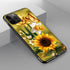 iPhone 11 Pro Max Case Compatible, Butterfly Golden Sunflower Pattern Design Hard PC Back Cover, Non-Slip TPU for Women