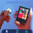 MP3 Player Bluetooth 5.0, Mini Portable Music Player with 2.4inch Full Screen, Supports FM Radio, Recorder, Ebook