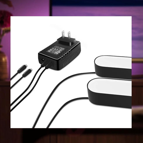 Replacement Philips Hue Power Supply 24V DC Plug for Hue Play Bar, Light Strip Plus, HDMI Sync Box, Light Bulb