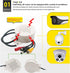 Vanxse Audio-receivers and Video-receivers Mini Amplifier Microphone and Speaker High Sensitive Two Way Audio