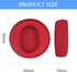 Quick Fit Replacement Earpads for Sony MDR-XB950BT XB950B1 XB950N1 XB950AP Bluetooth Headphones (Red)
