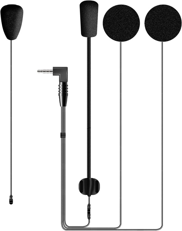 FODSPORTS FX10C Motorcycle Bluetooth Mesh Intercom Replacement Parts, FX10C Speaker & Microphone Accessories.