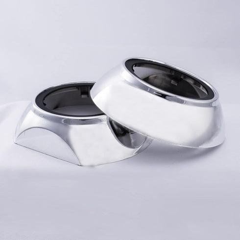 YUFANYA 3.0Inch Universal Silver Mask Projector Shrouds for 2.5Inch or 3.0Inch Lens