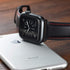 Leather Band for Apple Watch 10 46mm Ultra2 49mm 45mm 44mm 42mm - Vintage Black Strap for iWatch