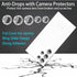 [5+5 Pack Compatible with Samsung Galaxy S22 Ultra Camera Lens Protector Glitter Bling, S22 Ultra Camera Cover, Tempered Glass Clear Screen Protector Accessories, Phone Case Friendly (Silver)