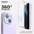 SURPHY iPhone 15 Plus Case (6.7 inch, 2023) - Liquid Silicone, MagSafe Compatible, Lilac + 2 Pack Screen Protector.