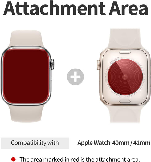 skoko [3+3 PCS Back & Screen Protector Skin Compatible with Apple Watch 41 / 40mm 9 8 7 6 5 4 SE2 SE, Full Coverage, Easy Installation, Flexible Film, Anti Scratch, Sensor Protector Film