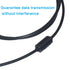 Sqrmekoko USB Interface Data Transfer Cable, Compatible with Nikon Digital SLR DSLR D3300 D750 D5300 D7200 D3200,