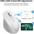 INFINMIND (BT1/BT2 2.4G 4-Way Wireless Bluetooth Mouse, Multi Device + USB) Mouse for Laptop, iPad & Mac, Scroll