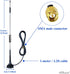Dixingtek 3G 4G 4G 2 Pack 1-Meter 4G GSM LTE SMA Magnetic Antenna, Compatible with LTE Router Game Camera Network Card