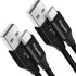 etguuds 2-Pack USB C Cable 3A Fast Charge, Braided Charger for Samsung Galaxy S22 S21 S20 Note 20, Moto G7 G8 G9.