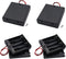 4Pcs AA Battery Holder with Leads Wires, ON/Off Switch, Screw Cap Case, 4 Slots x 1.5V Battery Storage Box (4-Pack)