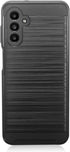 Brushed Style Defender Hard Phone Case for Samsung Galaxy A13 5G (SM-A136), Galaxy A04S (SM-A047) - CS3 Black
