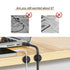 Shintop 6 Pack Black Cord Organizer, Charger Holder Cable Clips for Organizing Desk, Nightstand, and Car