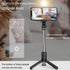 KOMI Selfie Stick Tripod with Fill Light, Stable Stand with Detachable Bluetooth Remote for iPhone and GoPro