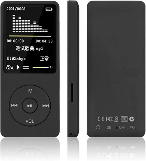 Generic MP3 MP3 Commuting, Players with USB Cable and Headphone, Mini Player with Small LED Screen, Portable Music