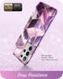i-Blason Cosmo Series Case for Samsung Galaxy S21 Ultra 5G, Slim Stylish Protective Case (Amethyst)