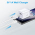 USB Charger Block,5V 1A Wall Charger,2 Pack USB Power Brick Charging Box Cube Compatible with iPhone 15/14/13/12/11/XR/XS/8 Plus/SE,Samsung Galaxy S24/S23 Ultra/S22/S21/S10/S9 /Note 10,Android